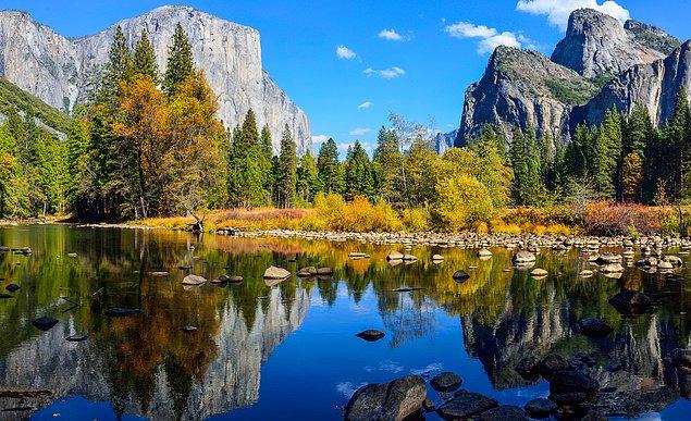 4. Yosemite Milli Parkı, California - ABD