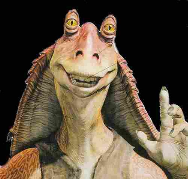 6. Jar Jar Binks'ten nefret ediyoruz.