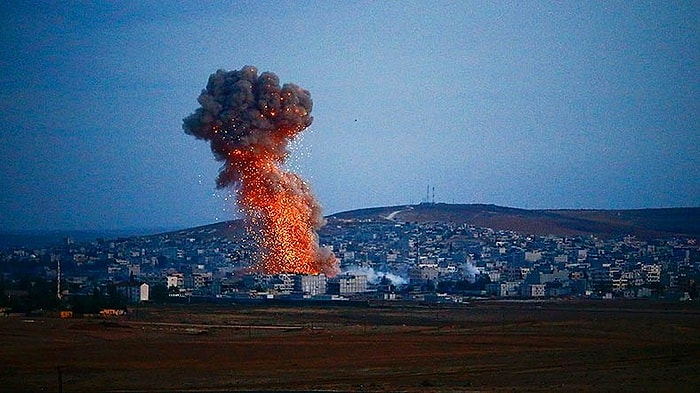 Kobani'de Çatışmalar Şiddetlendi