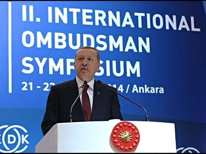 Erdoğan 2.Uluslarası Ombudsmanlık Sempozyumu'na katıldı