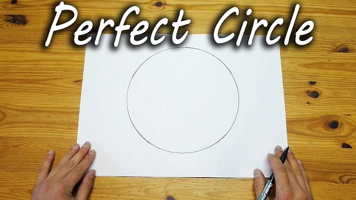 Pergelsiz Mükemmel Daire Nasıl Çizilir?