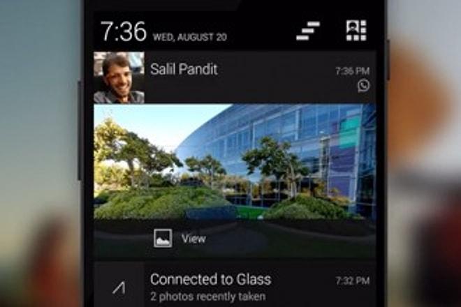 Google Glass Artık Tüm Bildirimleri Gösteriyor!