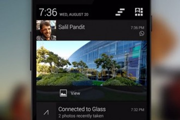 Google Glass Artık Tüm Bildirimleri Gösteriyor!