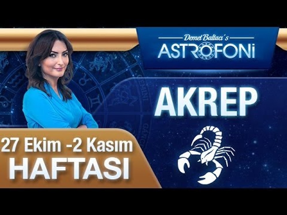 27 Ekim - 2 Kasım  2014 Haftalık Burç Yorumu Videoları