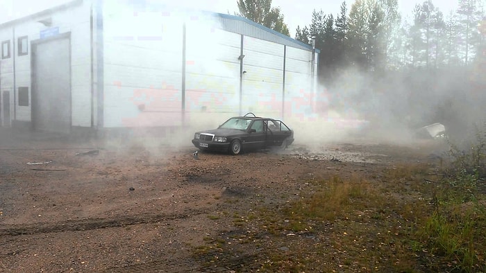 Tank Yıkama Makinesiyle Mercedes Parçalamak