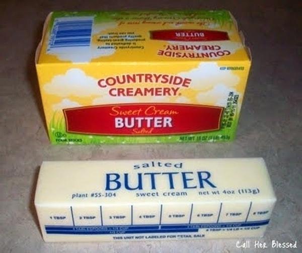 10. Margarinlerinizi eritip aynı ölçüde suyla karıştırarak tekrar dondurursanız daha az kalorili, iki katı kadar yağ elde etmiş olursunuz.