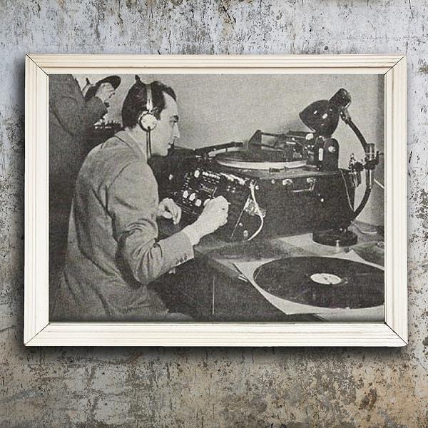 7) Eşref Şek’in ilk radyo anonsu. (6 Mayıs1927)