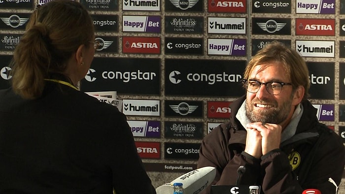Jürgen Klopp'a Basın Toplantısında Sürpriz Aşk İlanı