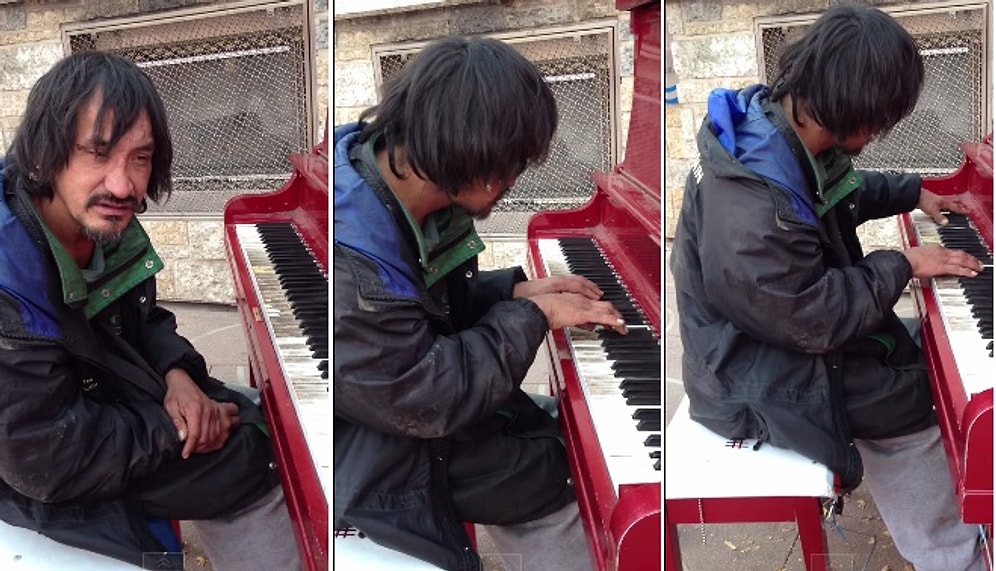 Evsiz Adamdan Beklenmedik Piyano Resitali