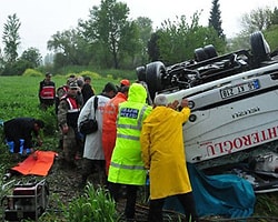 Kahramanmaraş'ta Midibüs Devrildi: 23 İşçi Yaralı