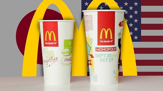 Farklı Ülkelerdeki McDonald's Bardakları