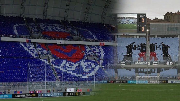 FIFA 15 Süper Lig Tribün Koreografileri (Video)