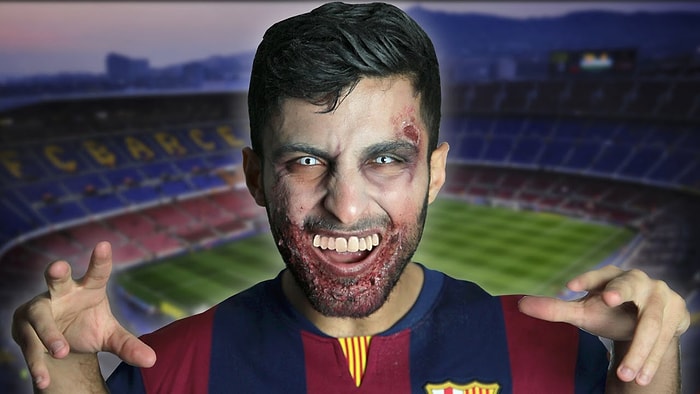 Luis Suarez'li Cadılar Bayramı Zombi Şakası