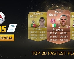 İşte FIFA 15'in En Hızlı 20 Futbolcusu