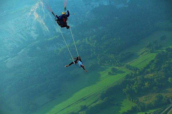 18. Paragliding ile Trapez yapmak