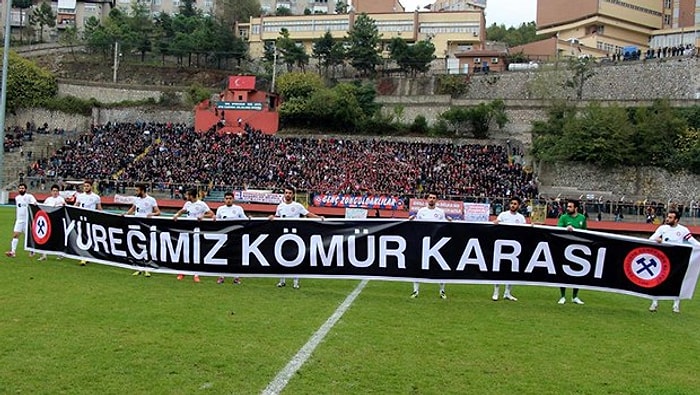 Zonguldak Kömürspor'dan Anlamlı Pankart