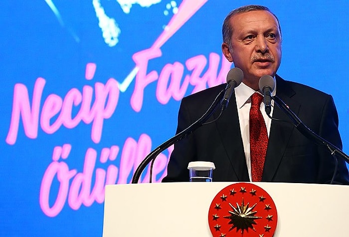 Erdoğan, Necip Fazıl Ödülleri Törenine Katıldı