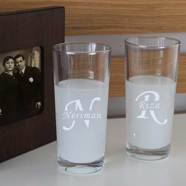 Kişiye Özel Rakı Bardağı