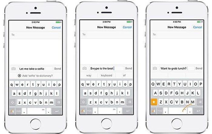 Swype'ın iOS Klavyesine Türkçe Desteği Eklendi