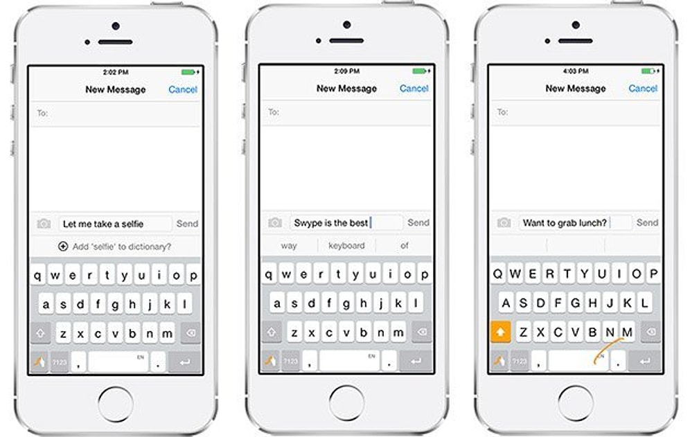 Swype'ın iOS Klavyesine Türkçe Desteği Eklendi
