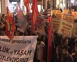 YÖK Protestosuna Polis Müdahalesi