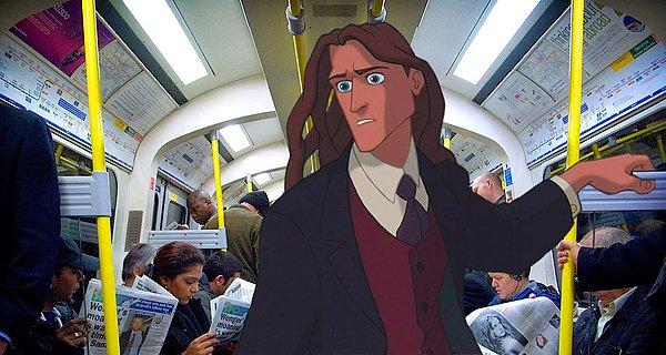 20. İşe metrobüsle gidip gelmek zorunda kalan Tarzan.