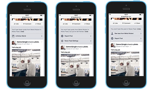 Facebook'a Yeni Güncelleme
