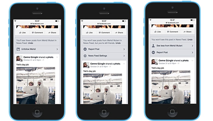 Facebook'a Yeni Güncelleme