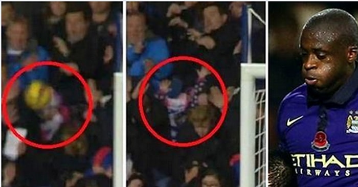 Yaya Toure'nin Şutunun Küçük Taraftarı Vurması ve Özür Jesti