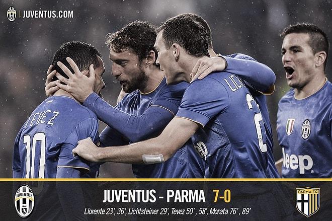 Juventus Parma'yı Yedi Bitirdi