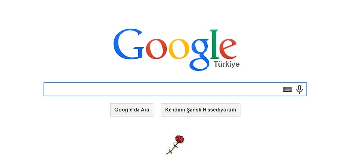 Google'dan 10 Kasım İçin Kırmızı Karanfil