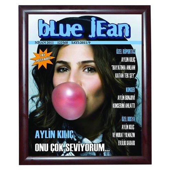 Kişiye Özel Blue Jean Dergi Kapağı