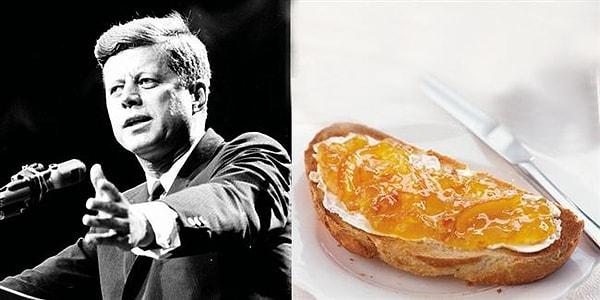 Kennedy’nin son öğünü kızarmış ekmek, marmelat ve yumurta olmuş.