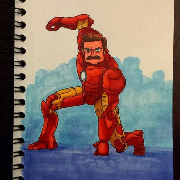 5. Ron Man (Iron Man)