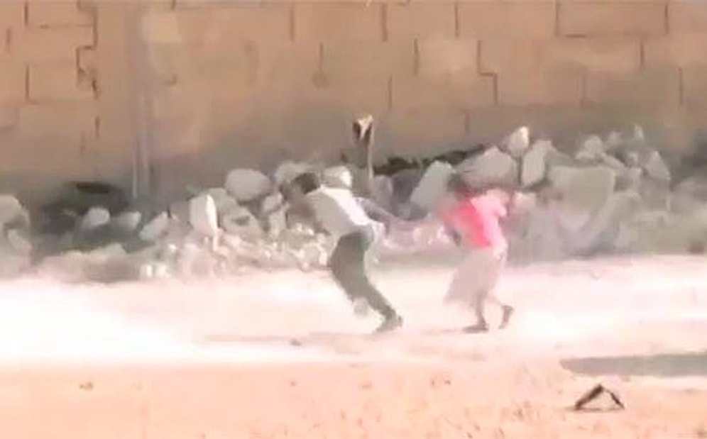 Suriyeli Çocuk, Küçük Kızı Böyle Kurtardı