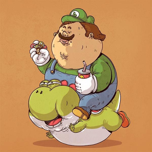 9. Luigi ve Yoshi
