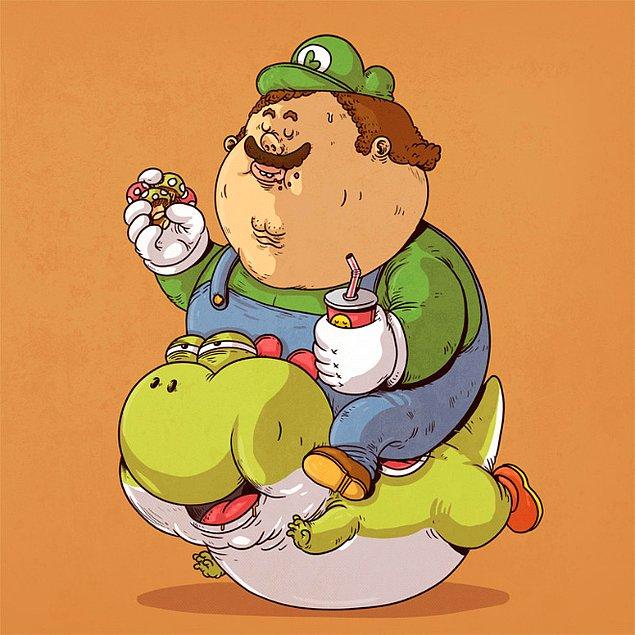 9. Luigi ve Yoshi