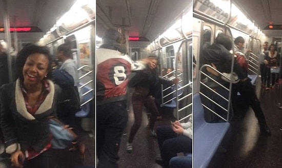 New York Metrosundaki Efsane Kavga