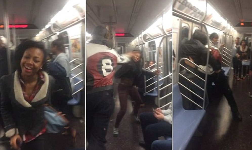 New York Metrosundaki Efsane Kavga