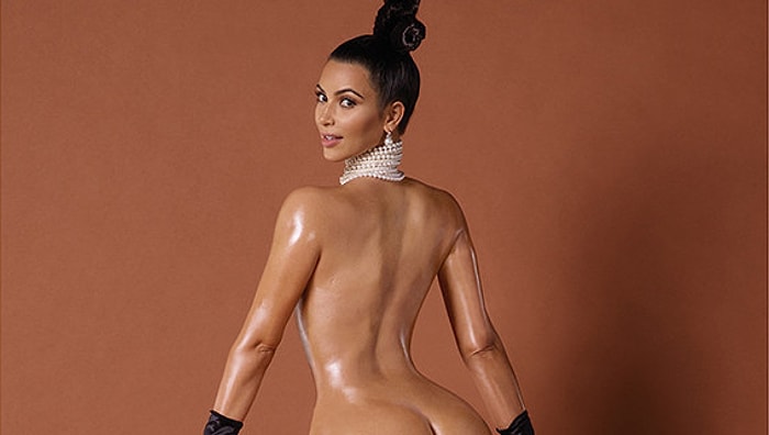 Kim Kardashian'ın Paper Dergisi'nin Kapağındaki Pozu "Büyük" Olay Oldu! +18