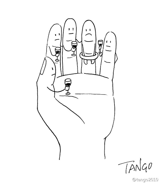 Anonim Sanatçı ' Shanghai Tango ' Tarafından Çizilen Basit Ama Eğlenceli 30 Karikatür