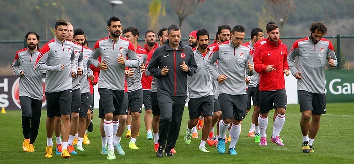 A Milli Futbol Takımı Eksik Çalıştı