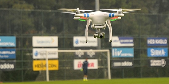 İnsansız Hava Aracı Fenerbahçe Antremanında