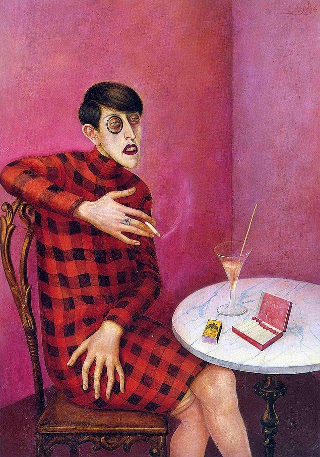 Otto Dix - Sylvia Von Harden Portresi (Nerede Garip Tip Var Otto Orada)