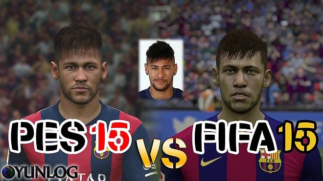 FIFA 15 vs PES 2015 Barcelona Yüz Karşılaştırması