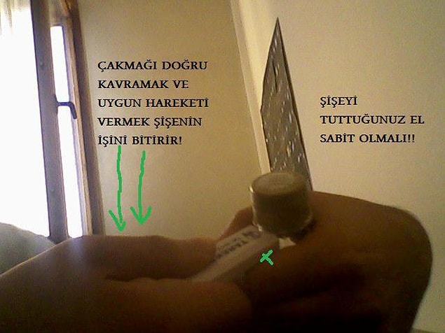 4. Türk'ün pratik zekasının örneği 'Çakmakla gazoz açmak'