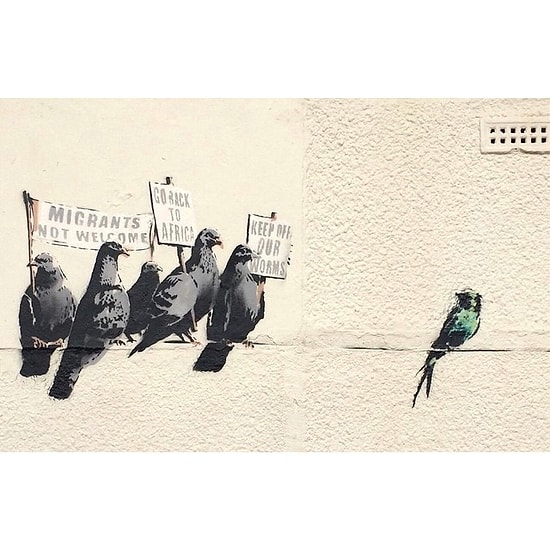 Banksy'nin Dünya Gençliğinin Sesi Olduğunu Gösteren Anlam Yüklü 40 Eseri