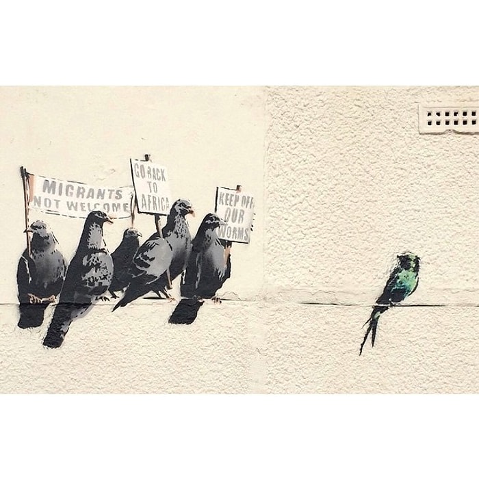 Banksy'nin Dünya Gençliğinin Sesi Olduğunu Gösteren Anlam Yüklü 40 Eseri