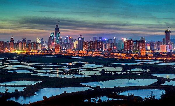 Dünyanın en hızlı büyüyen kentlerinden Shenzen...