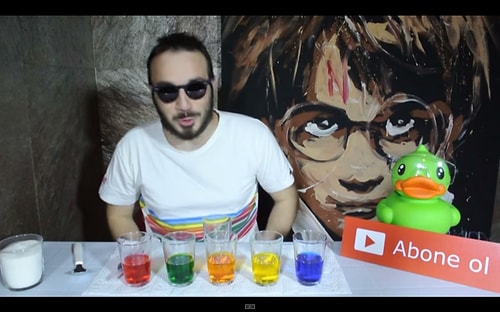 Bir bardak gökkuşağı yapmak
